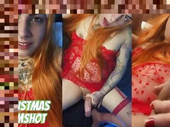 Redhead trans girl has the best cumshot - Full video at OF/EMMAINK13