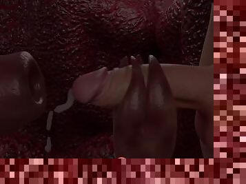 besar-sekali, cumshot-keluarnya-sperma, sperma, jenis-pornografi-animasi, 3d, susu