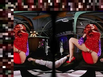 VR Conk cosplay porn with Jessica Rabbit in POV in VR porn