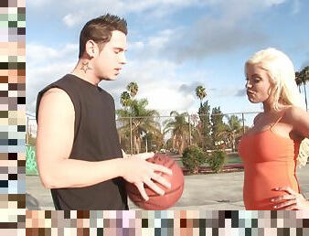 Pornstar Athletics Scene 5 - starring blonde slut Britney Amber