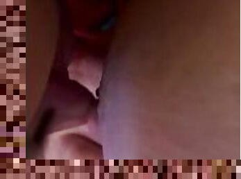 Love getting my nipples flicked by my husbands Tongue