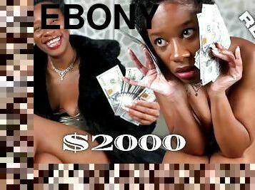 2000 DOLLARS REPARATIONS. BNWO, Findom - eKRYSTALLINE - Ebony Femdom