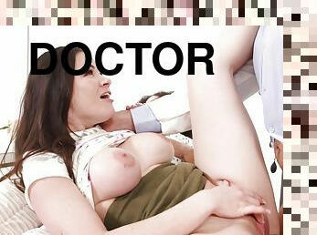 Alison Rey gets an intense pussy pounding from cocky doctor