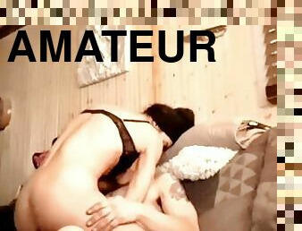 asiatique, vieux, amateur, énorme-bite, interracial, hardcore, maison, couple, première-fois, jeune-18