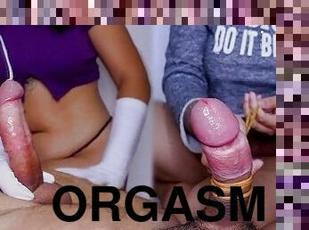 orgazmas, spermos-šūvis, milf, tenkinimas-ranka, rinkinys, bdsm, pov, cfnm, raiščiai, kiaušiai