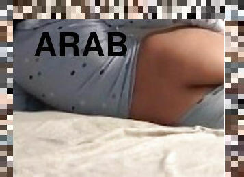 arsch, dilettant, anal-sex, junge, araber, massage, allein, brunette