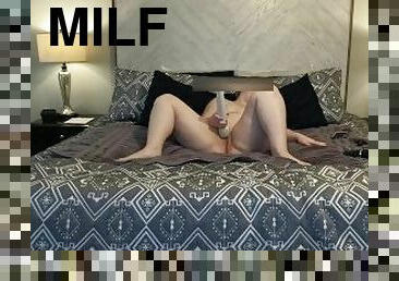 Thick PAWG MILF Watches Porn to Masturbate With Butt Plug