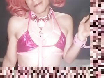 Sissy Hope is naughty during a stripchat stream