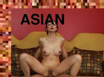 asiatique, gros-nichons, ejaculation-sur-le-corps, énorme-bite, interracial, milf, branlette, fellation-profonde, sur-le-visage, mère