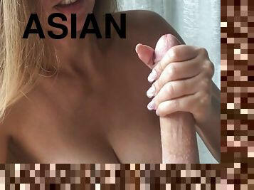 asiatique, gros-nichons, énorme, amateur, babes, ejaculation-sur-le-corps, énorme-bite, interracial, maison, maman