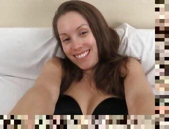 Arousing virtual sex with cute brunette Lelu Love