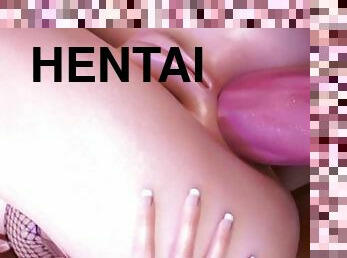 cul, gros-nichons, giclée, anal, hardcore, hentai, douce, dure