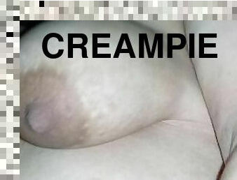 groß-titten, immens, schwangere, dilettant, babe, erotisch-mutti, junge, creampie, gesichtspunkt, ficken