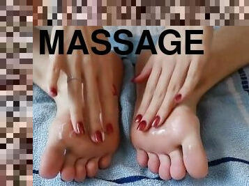 dilettant, babe, junge, massage, füße, rothaarige, fetisch, allein, zehe