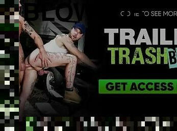 TRAILERTRASHBOYS Daddy Trenton Ducati Raw Bred After Blowjob