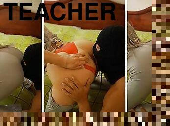 My teacher eats my ass and farts because he likes my new leggings
