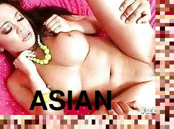 asiatique, gros-nichons, chatte-pussy, fellation, hardcore, pornstar, américaine, serrée, belle, seins