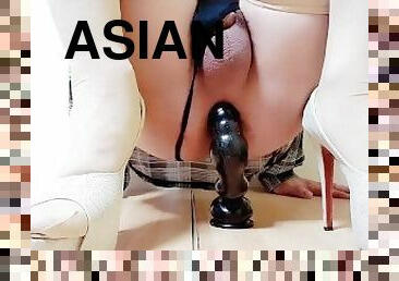 asiatique, masturbation, transsexuelle, amateur, anal, ados, ladyboy, pieds, bas, gode