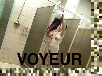 baignade, cam, voyeur, butin, naturel, douche, caché