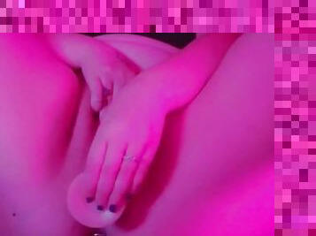 Horny gamer Slut Stretching her holes