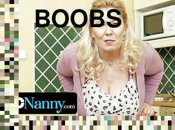 OLDNANNY Horny Mama Is Showing Off Her Huge Boobs