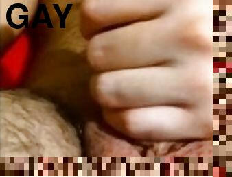 gay, punheta, webcam, sozinho, gay-adolescente, realidade