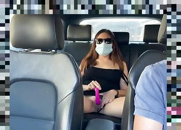 Milf Cheating Wife Cums With Uber Guy On The Way To The Beach