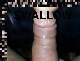 Daddy likes it when I spit on it, then swallow!!