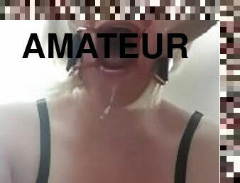 amatör, avsugning, milf, deepthroat, bbw, slyna, blond, brittisk, gagging