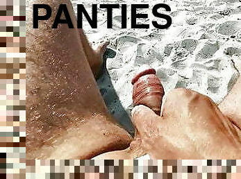 masturbation, gay, plage, culotte