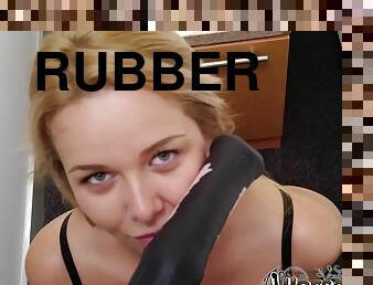 Veronica Loves Huge Rubber Horsey Cocks