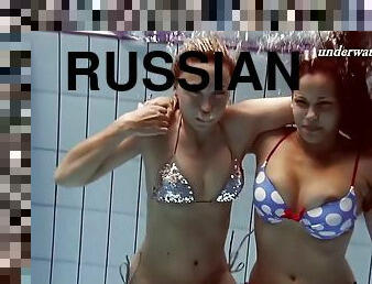 Russian Hot Teens Swim Nude Underwater