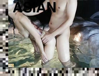 asiatique, amateur, babes, fellation, ejaculation-sur-le-corps, couple, thaï, petite-amie, pute, vacance-de-printemps