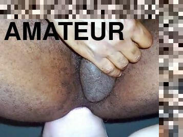 amateur, interracial, belle-femme-ronde, joufflue, butin, fétiche, gros-plan, blanc, cunilingus