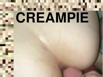 arsch, dilettant, anal-sex, beule-schuss, immens-glied, schwer, creampie, beule, fest-tight, arschloch