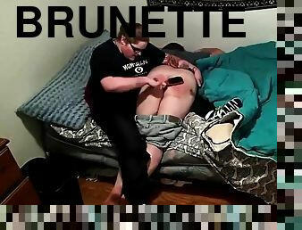 gros-nichons, maman, bdsm, joufflue, fétiche, brunette, fessée