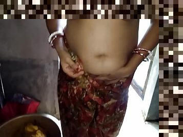 Indian Maid Pissing Outdoor And Fucked In Farmhouse Kitchen