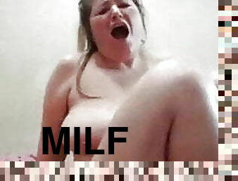 Milf using toys