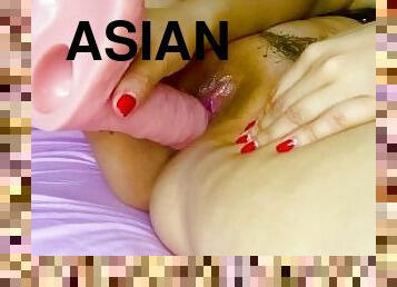 asien, masturbieren, muschi, dilettant, spielzeug, japanier, anime, dildo, petite, fetisch