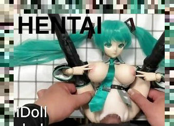 Hatsune Miku spreads her legs to get fucked