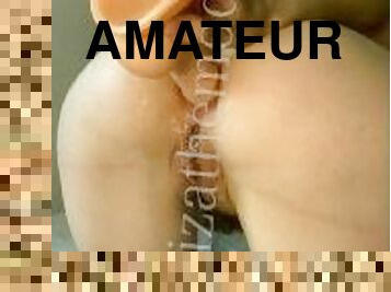 masturbation, amateur, anal, jouet, salope, première-fois, gode, taquinerie