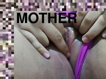 clito, orgasme, chatte-pussy, latina, doigtage, mère