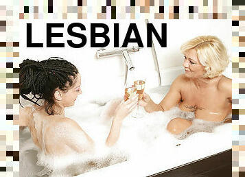 Feet And Pee Loving Old And Young Lesbian Bath Nymphos - MatureNL