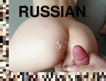 orang-rusia, amateur, peju, remaja, kompilasi, creampie, pasangan, pov, kolej, punggung-butt