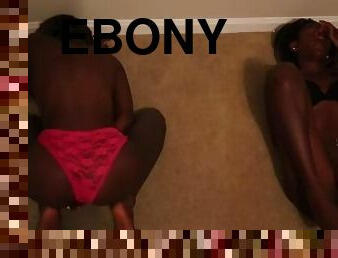 Finally Got 2 Ebony stepsisters To Masturbate Together On Camera