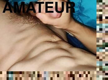 amateur, ejaculation-sur-le-corps, ados, branlette, française, ejaculation, solo