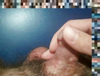 Jerking Off My Little Lazy Dick after Busy Day