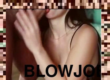 Sucking dick blow job