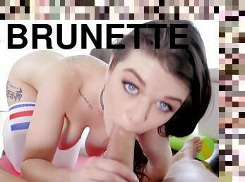 cul, anal, point-de-vue, brunette