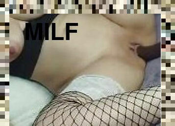 sweet milf girl moans hot while cumming